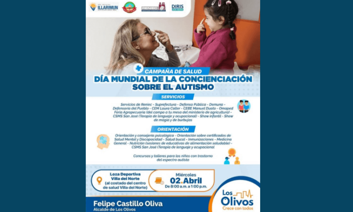 Campaña Salud sobre el Autismo Olivos