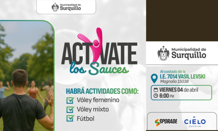 Activate Sauces con Deportes en Surquillo