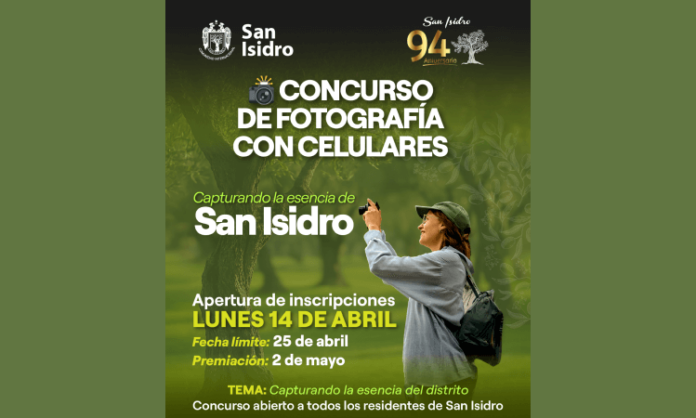 Concurso de Fotografía con celulares en San Isidro