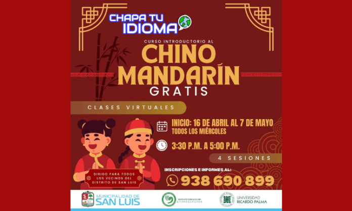 Curso introductorio del chino mandarín en San Luis