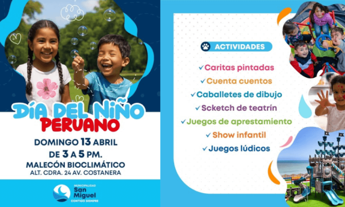 Día del Niño Peruano en San Miguel