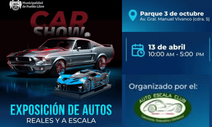 Exposición de autos Reales y a Escala en Pueblo Libre