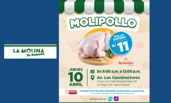Feria de Venta de pollo en La Molina