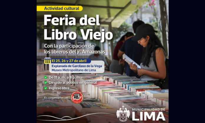 Feria del Libro Viejo en el Museo Metropolitano de Lima