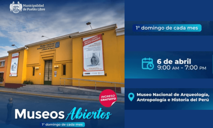Programa Museos Abiertos_ Museo Nacional de Arqueología, Antropología e Historia del Perú