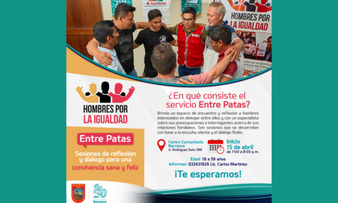 Sesiones Hombres por igualdad en Barranco