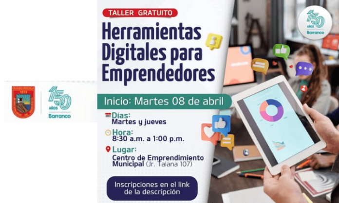 Taller Gratuito Herramientas Digitales para Emprendedores