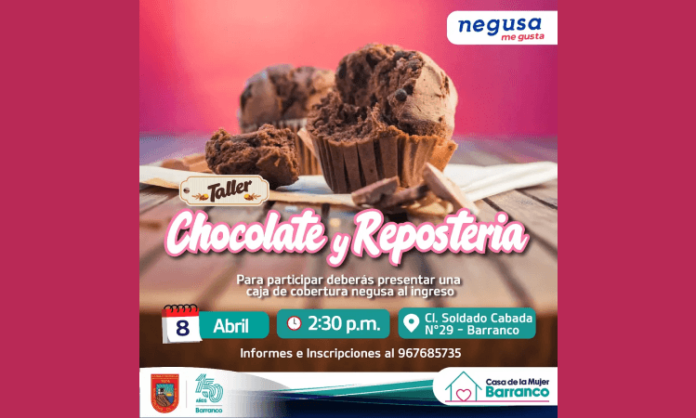 Taller de Chocolate y reposteria