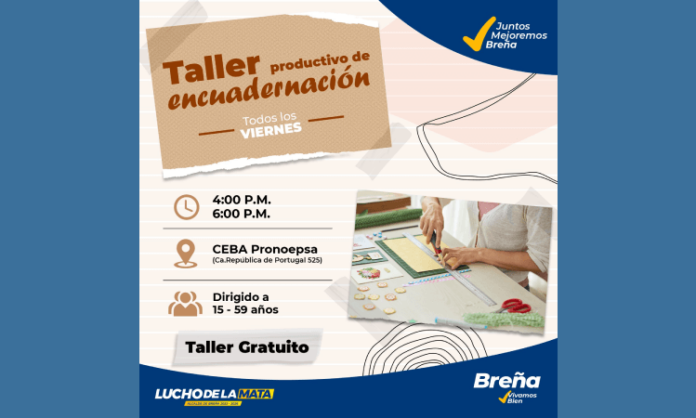 Taller de encuadernación en Breña