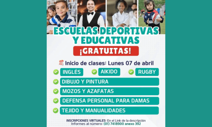 Talleres Deportivas y Educativas en Barranco
