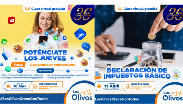 Talleres Gratuitos Virtuales para emprendedores en Los Olivos pp