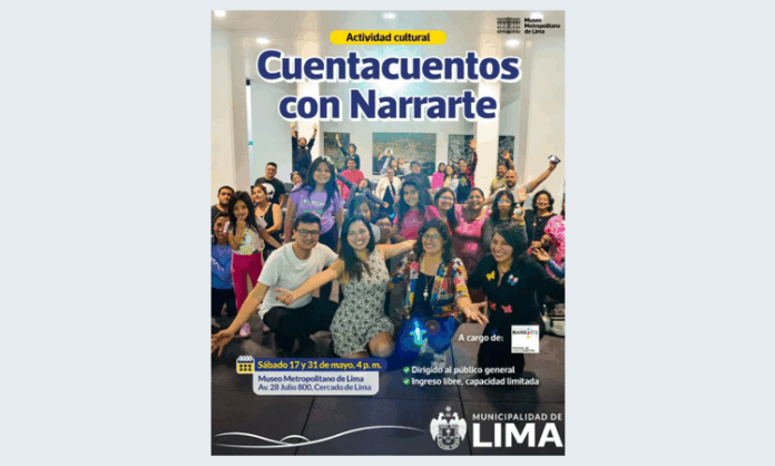 Actividad Cultural Cuentacuentos con Narrarte en Lima