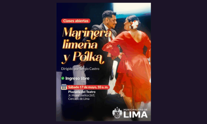 Clases abiertas de Marinera Limeña y Polka